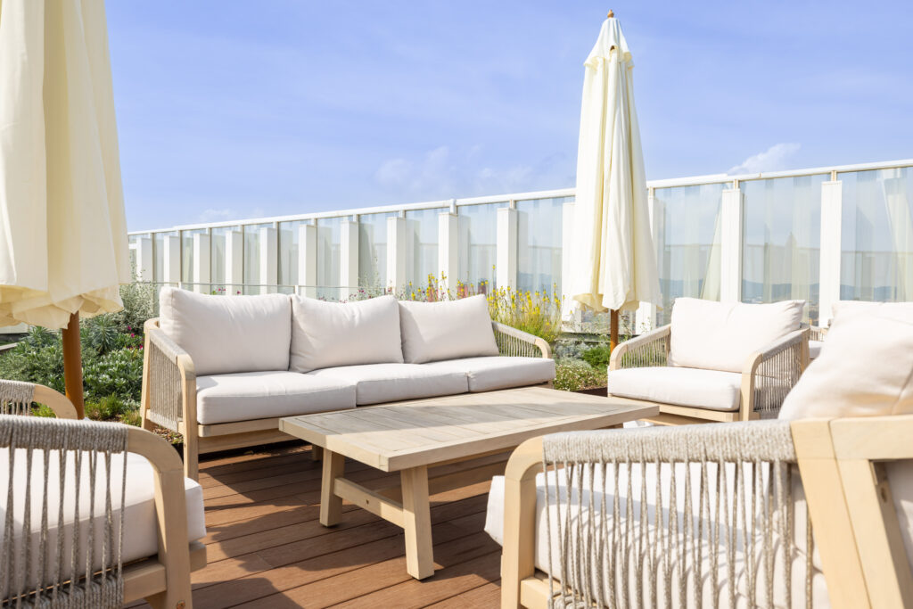 Organizar evento aire libre terraza