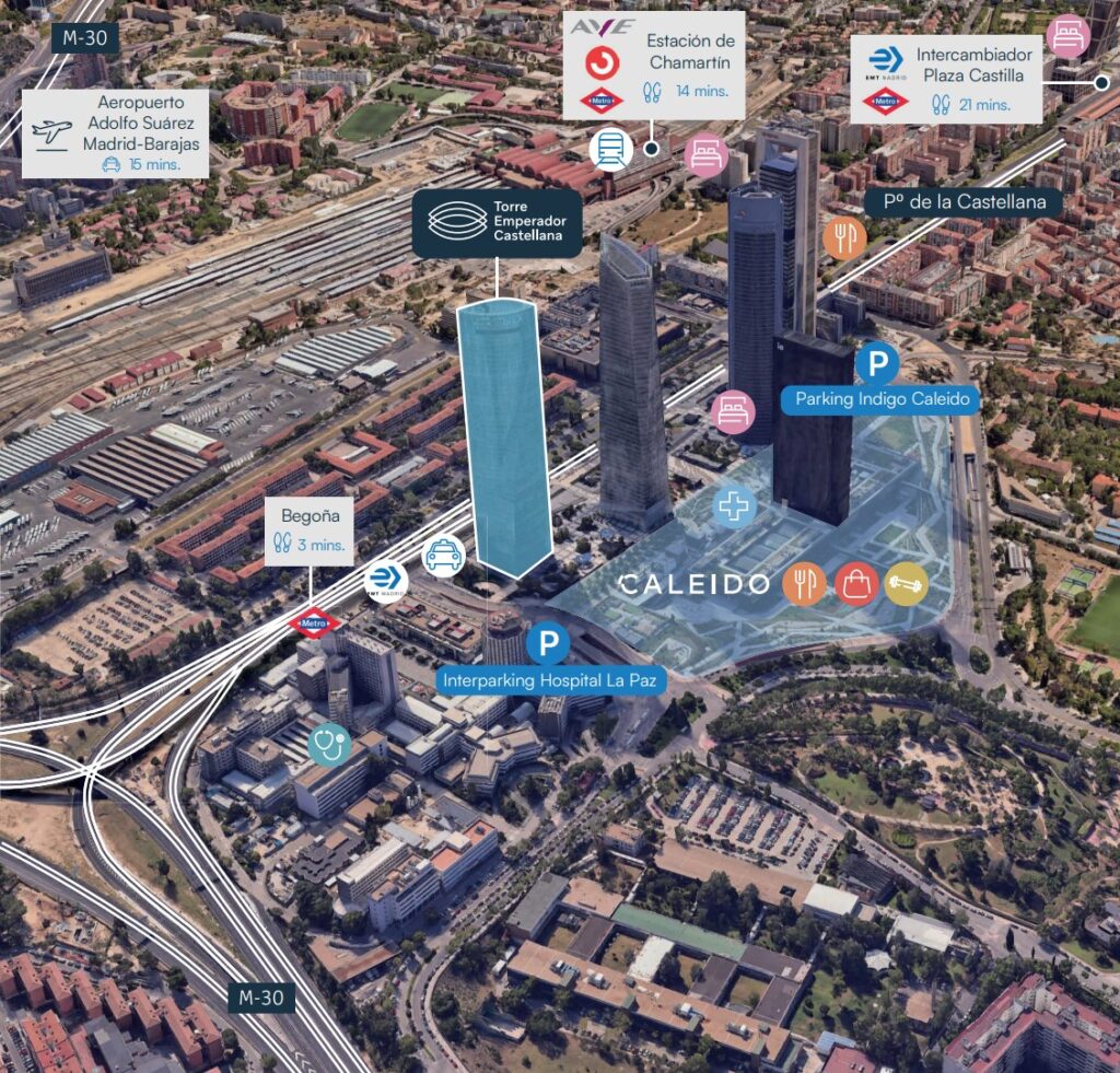 Plano Torre Emperador Castellana